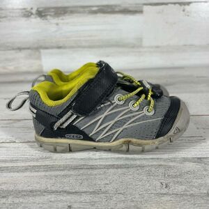 Keen Toodler Chandler CNX Hiking Shoes Steel Grey Lace Up Size 9